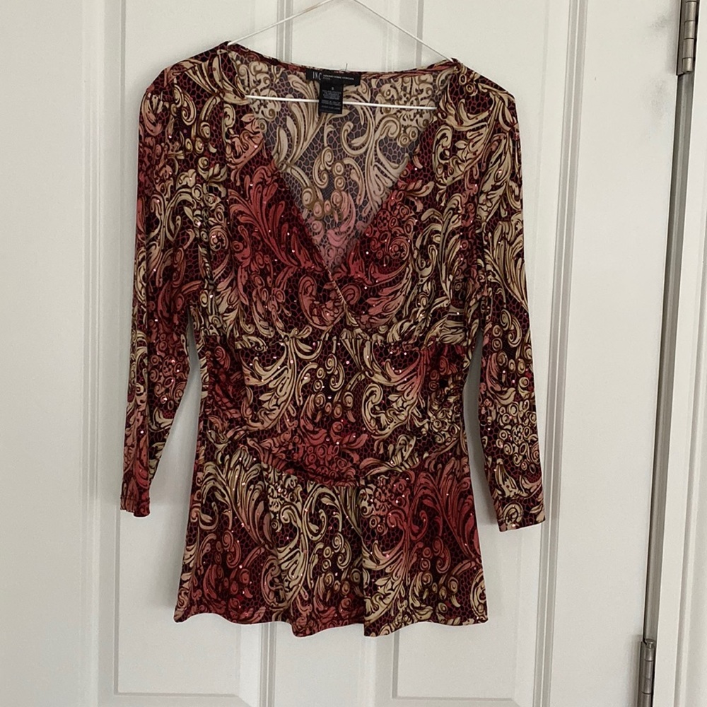 INC sparkle blouse